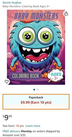 Baby Monsters Coloring Book