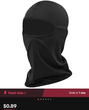 TikTok Shop Ski Mask